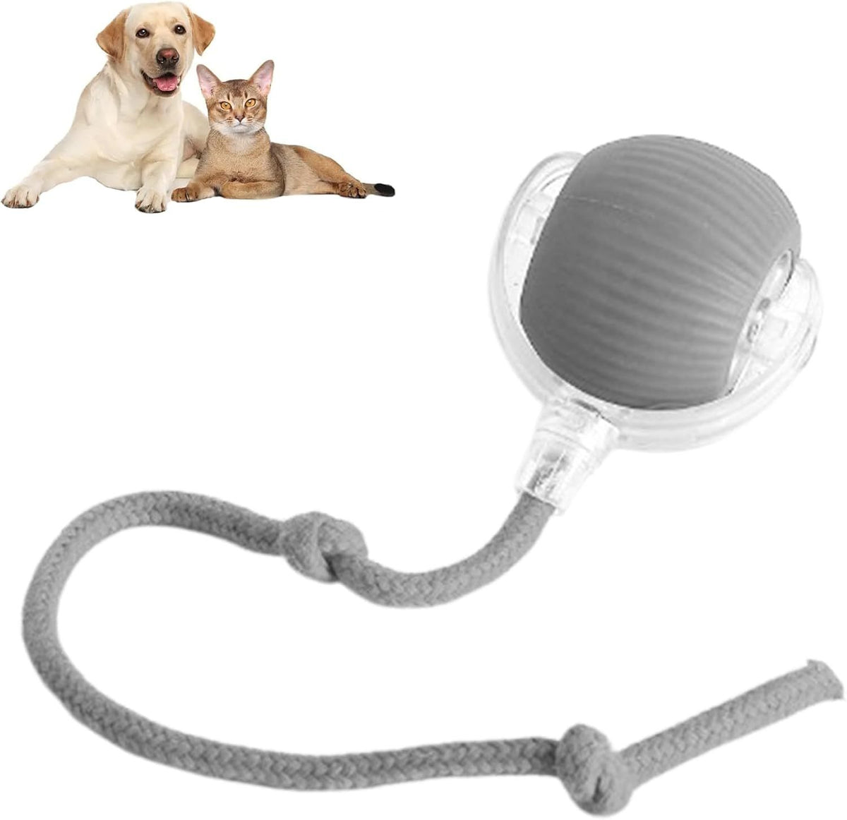 Interactive Cat Ball Toy 360  Smart Automatic Rolling