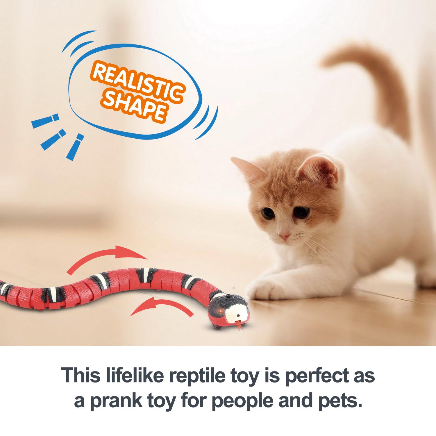 Interactive Automatic Eletronic Snake  Cat Toys